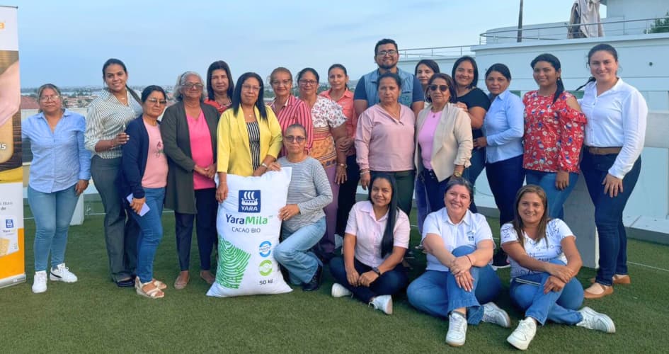 Women in Agronomy program participants from Ecuador