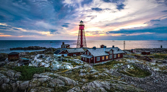 Lighthouse at the harbor