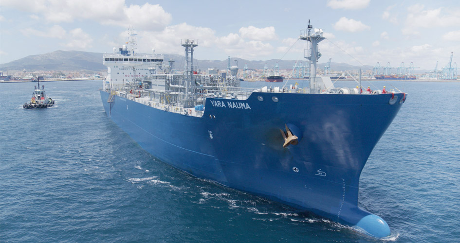 Ammonia tanker Yara Nauma